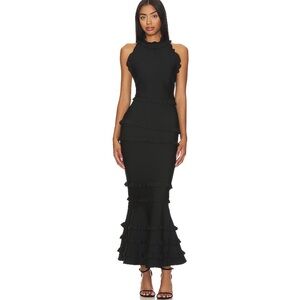 Elliatt Black Midi Dress